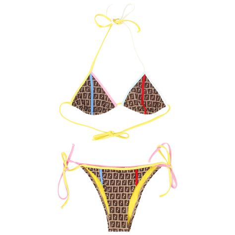 fendi swimsuit brown|fendi swimsuit size chart.